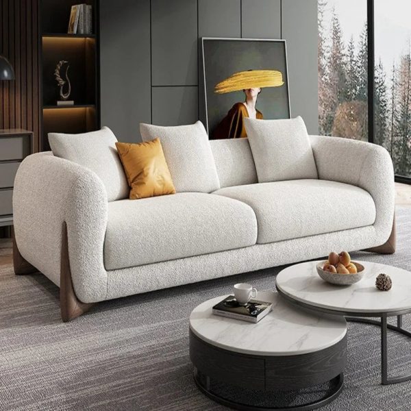 Galaxy Pro Luxury Sofa Set in Brooklyn Cloth - Image 4