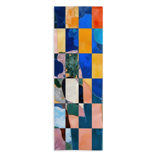 83 Oranges Luxe Checkerboard Yoga Towel