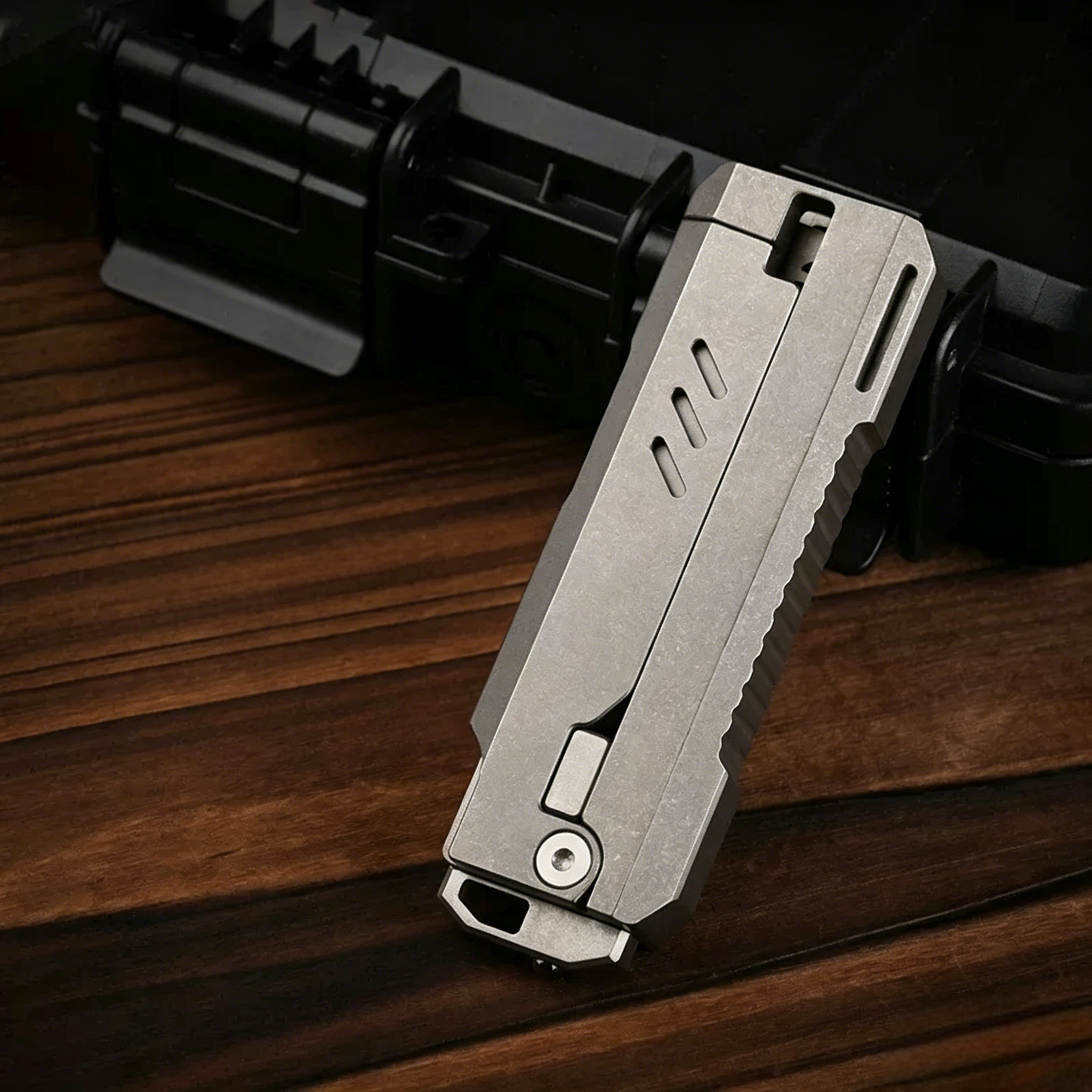 The JetFlick - Innovative Titanium Knife with Unique Opening - Image 4